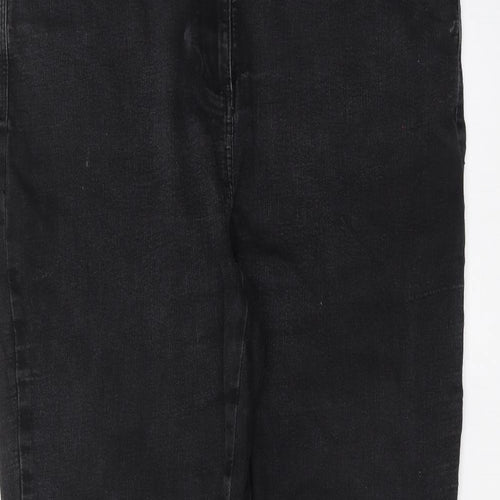 M&Co Womens Black   Straight Jeans Size 18 L29 in