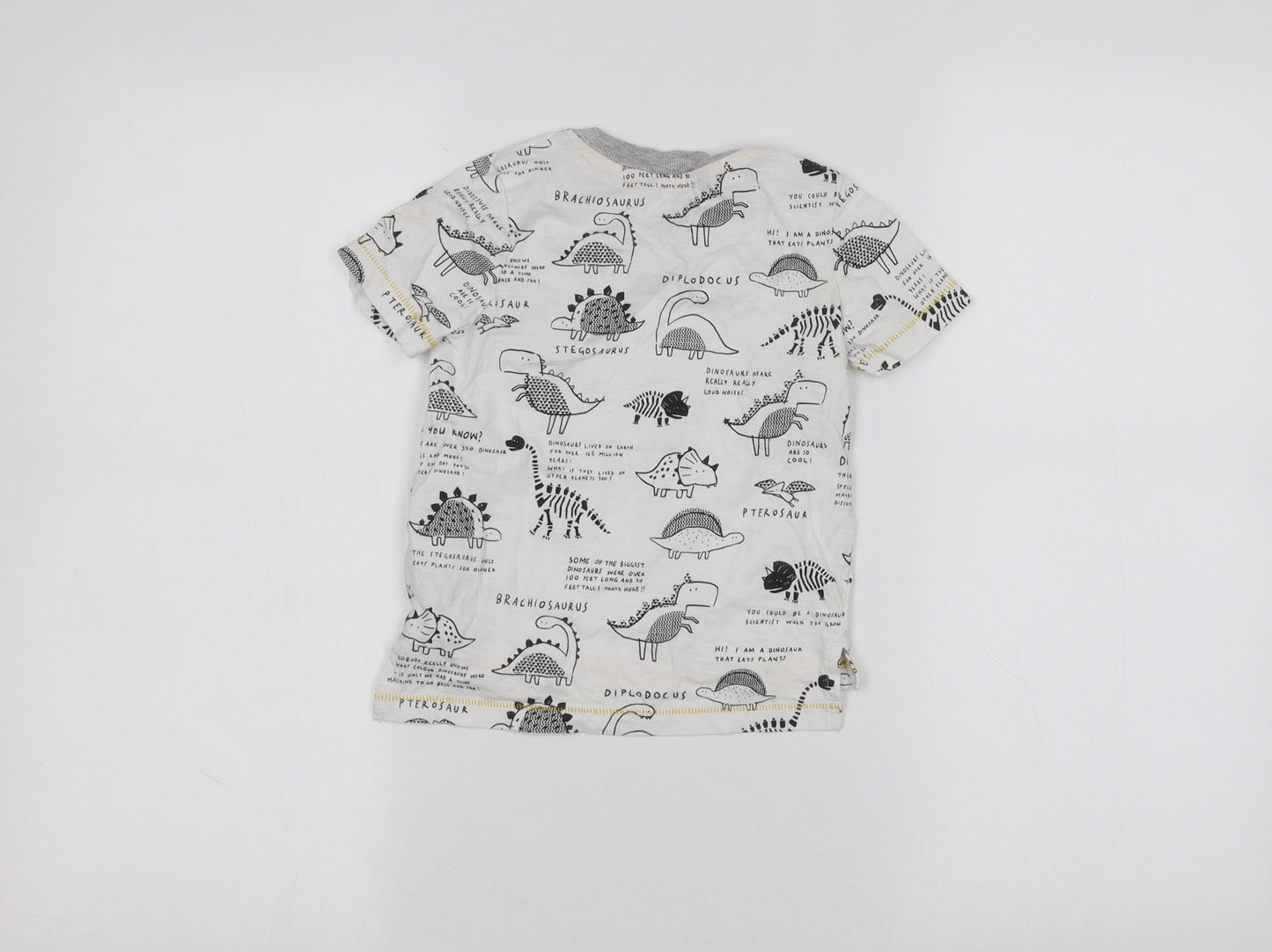 George Boys White   Basic T-Shirt Size 2-3 Years