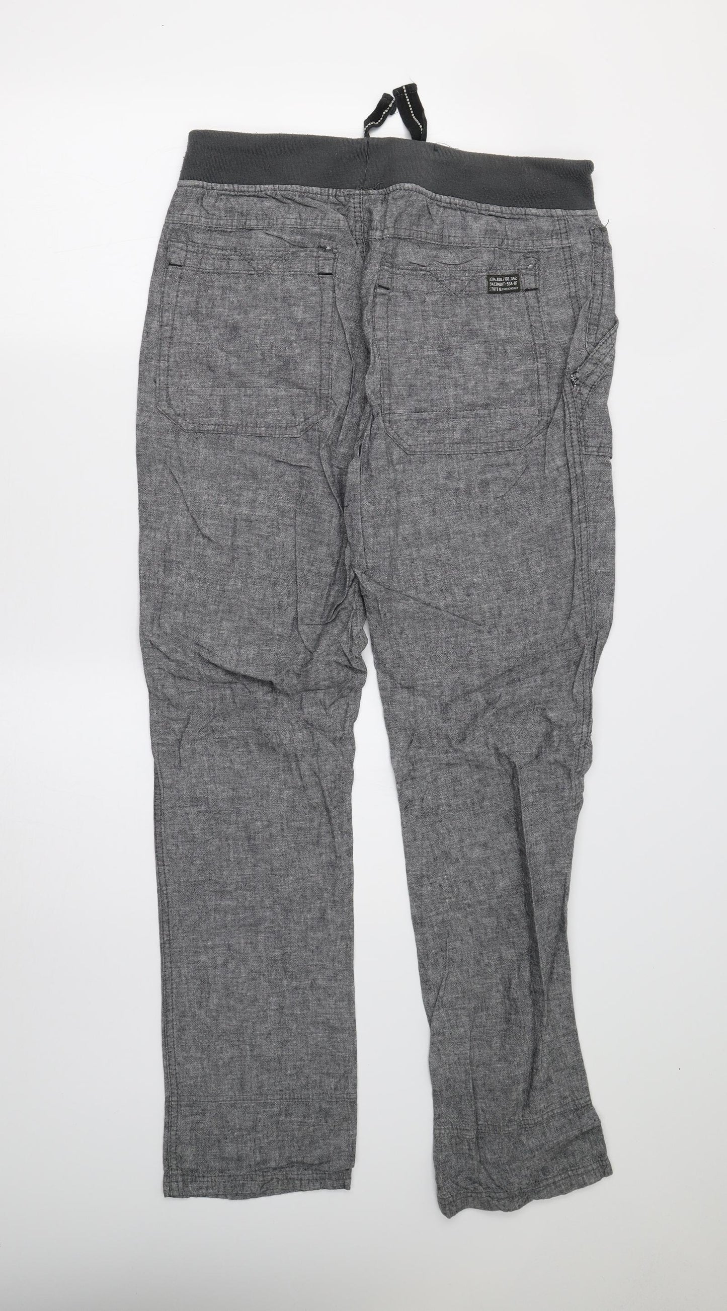 Primark Womens Grey   Trousers  Size 34 L32 in