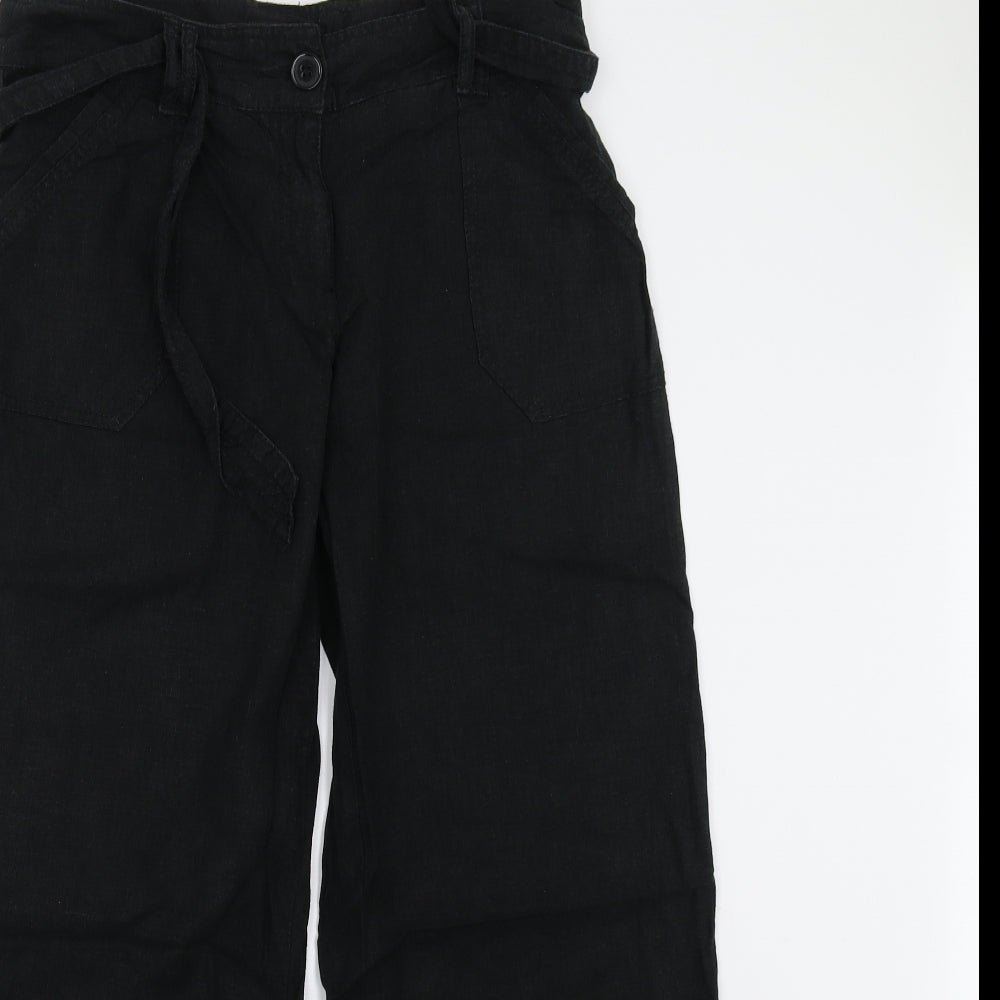 Next Petite Womens Black   Trousers  Size 12 L28 in