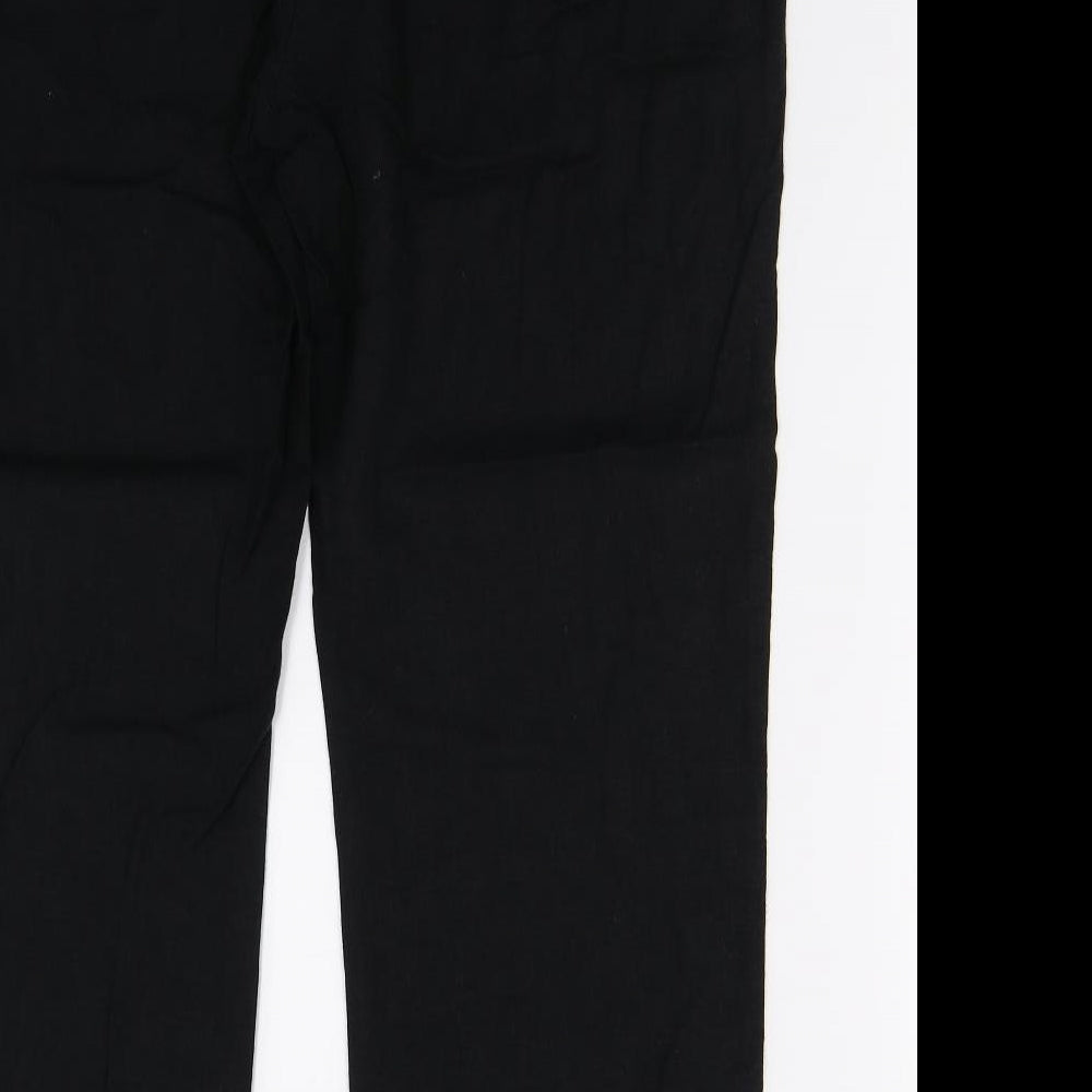 Papaya Womens Black   Trousers  Size 18 L30 in