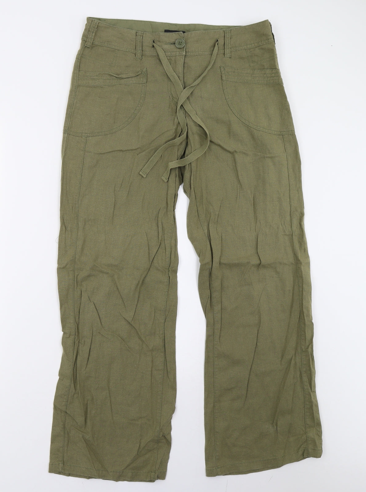 NEXT Womens Green   Trousers  Size 12 L30 in