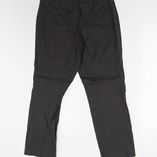 M&S Womens Grey   Trousers  Size 10 L26 in - Short