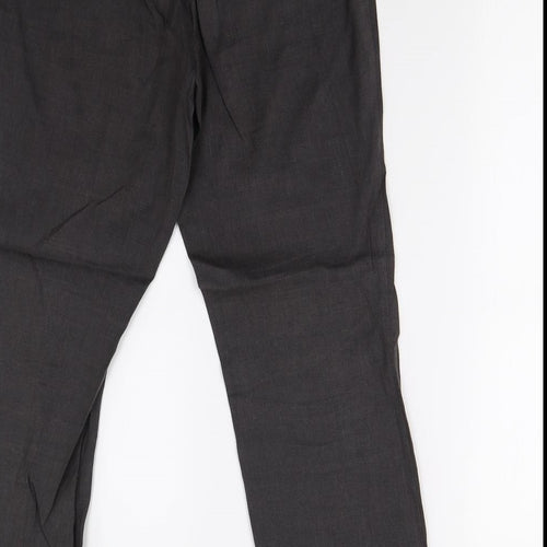 M&S Womens Grey   Trousers  Size 10 L26 in - Short
