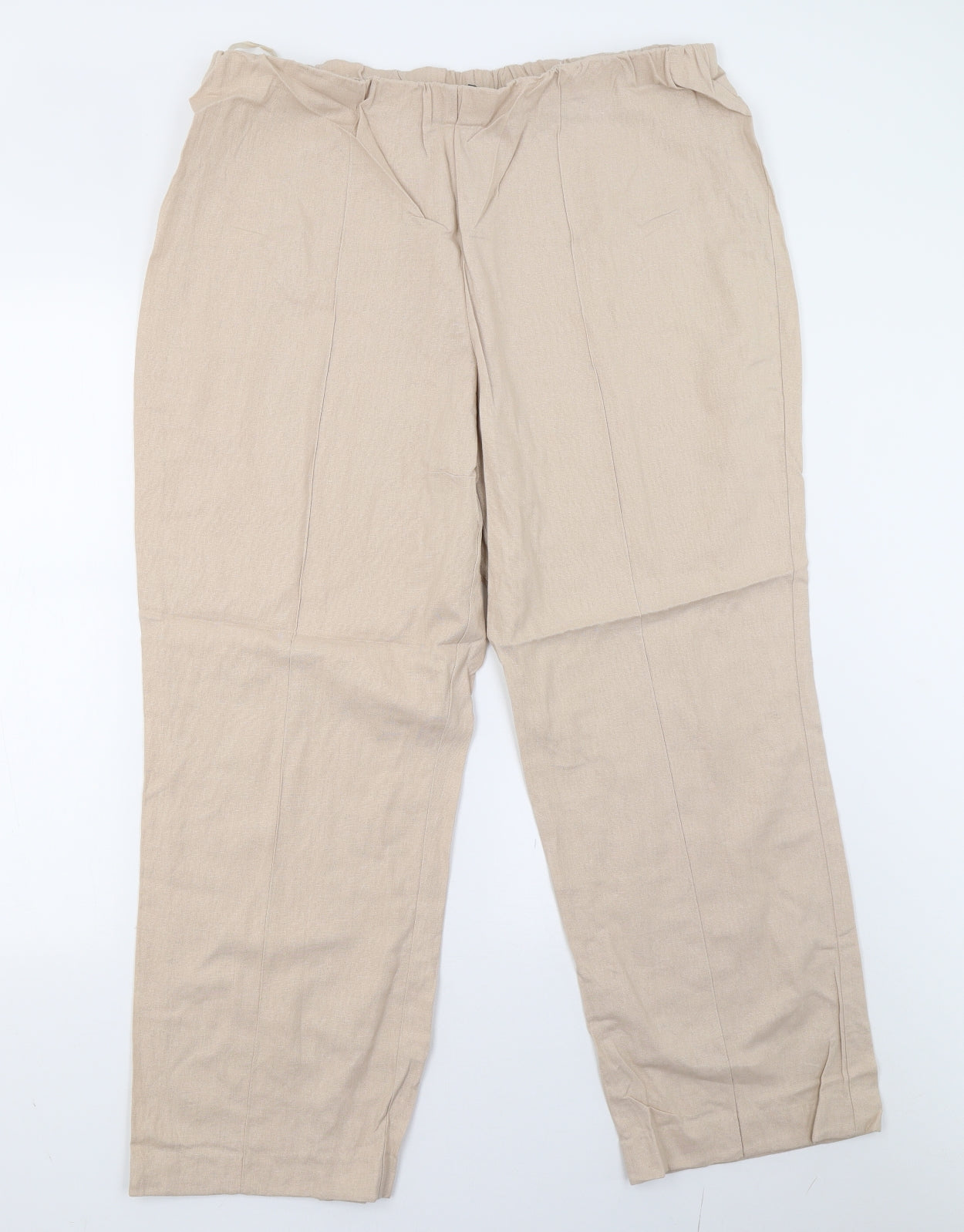 Classic Womens Beige   Trousers  Size 20 L27 in