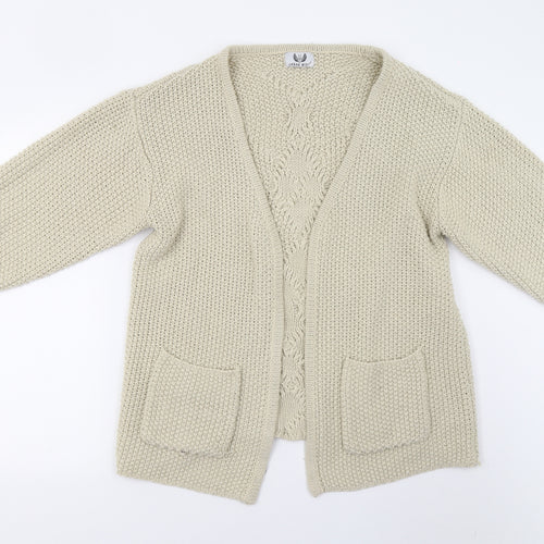 Urban Mist Womens Beige  Knit Cardigan Jumper Size L