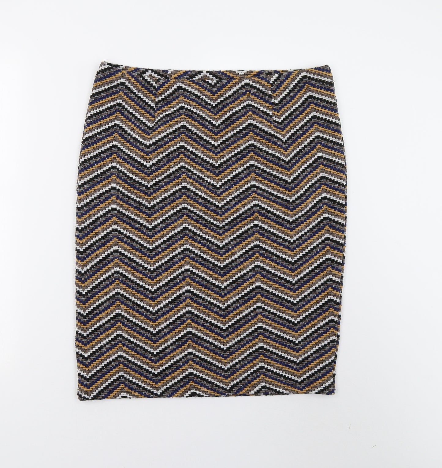 TU Womens Multicoloured Geometric  Straight & Pencil Skirt Size 14