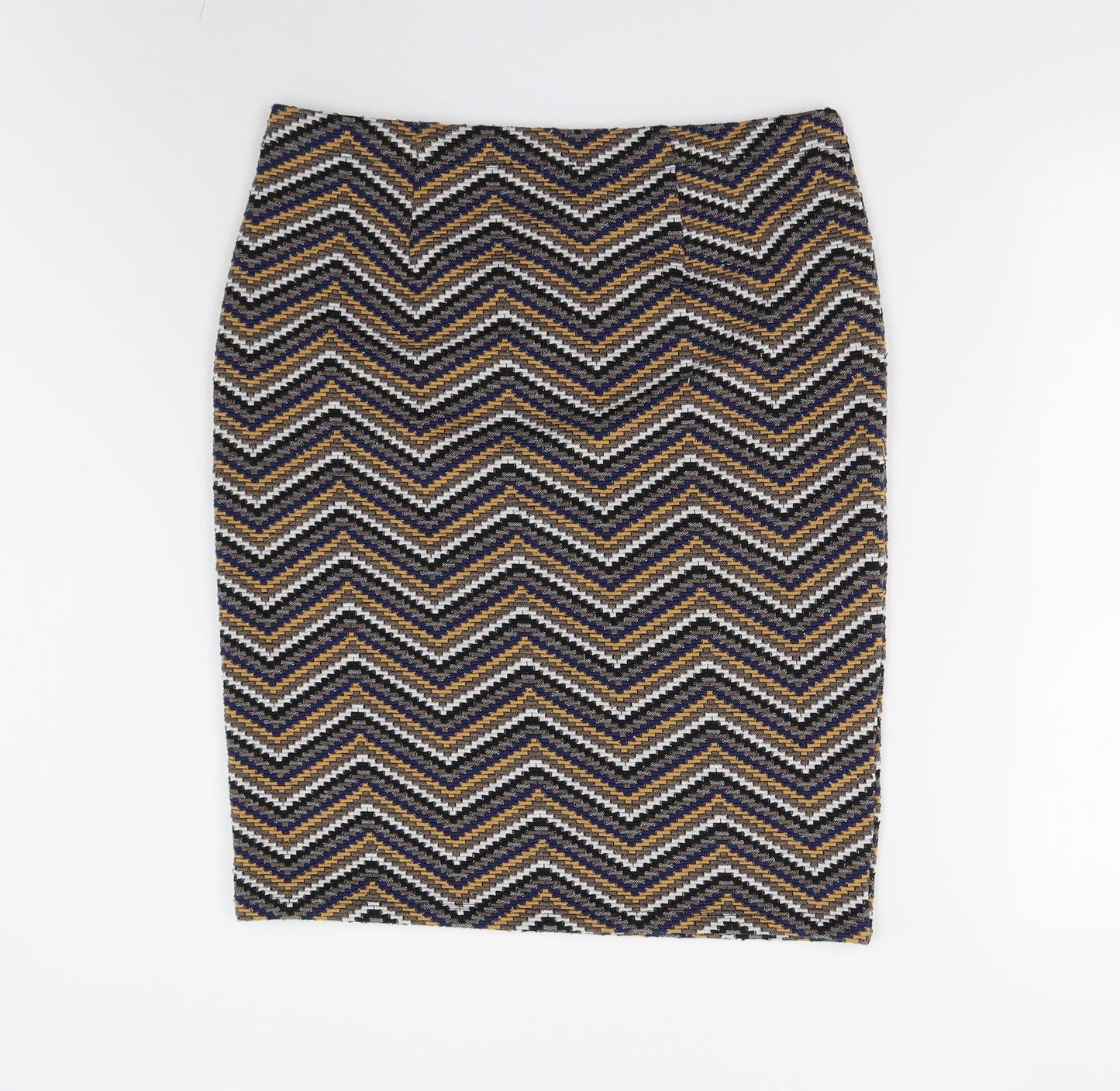 TU Womens Multicoloured Geometric  Straight & Pencil Skirt Size 14