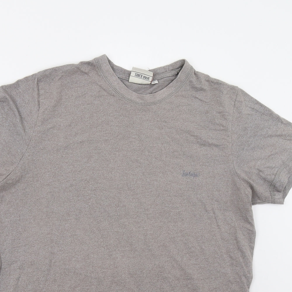 Lee Cooper Mens Grey    T-Shirt Size L