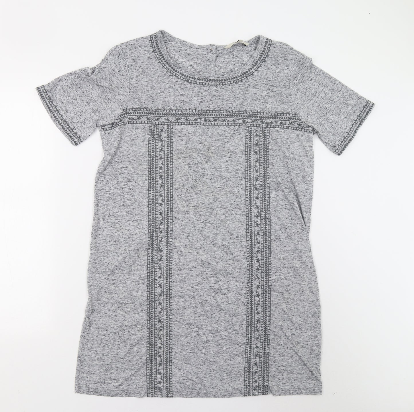 NEXT Womens Grey   T-Shirt Dress  Size 14