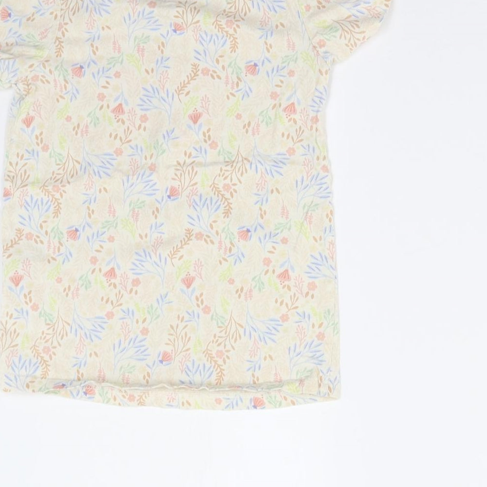 Nutmeg Girls Multicoloured Floral  Basic T-Shirt Size 4-5 Years