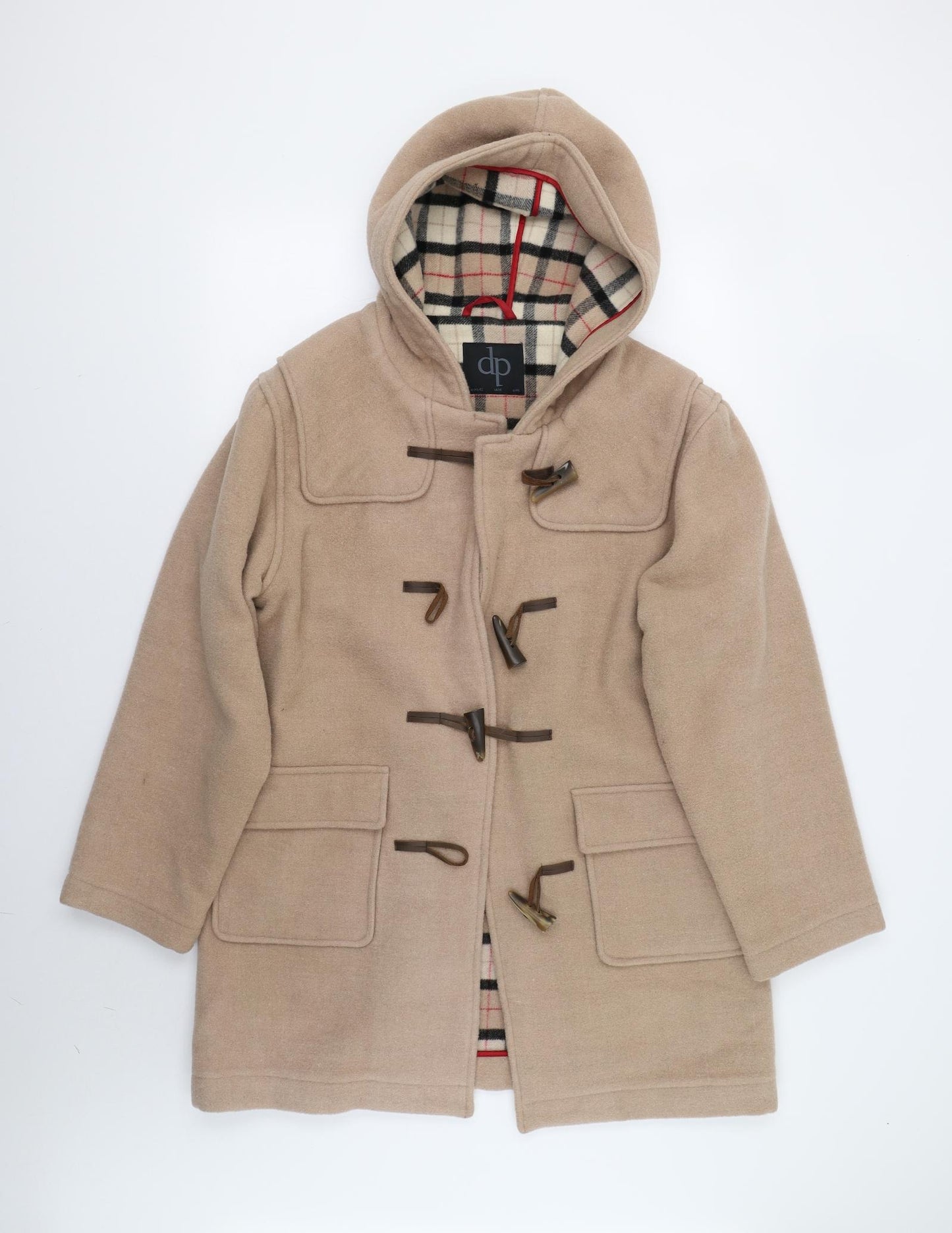 Dorothy Perkins Womens Beige   Overcoat Coat Size 14  - Duffle Coat