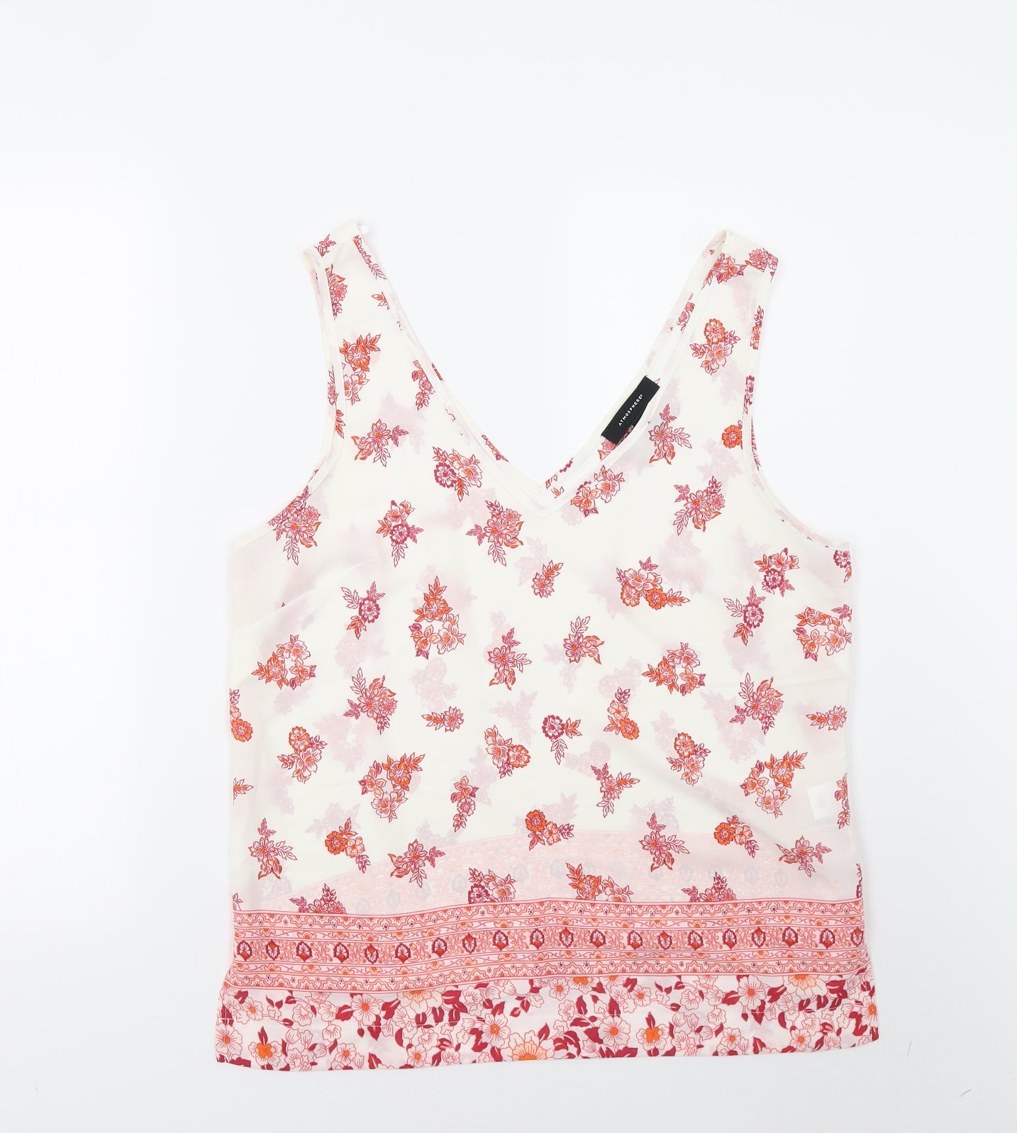 Primark Womens Multicoloured Floral  Camisole T-Shirt Size 14