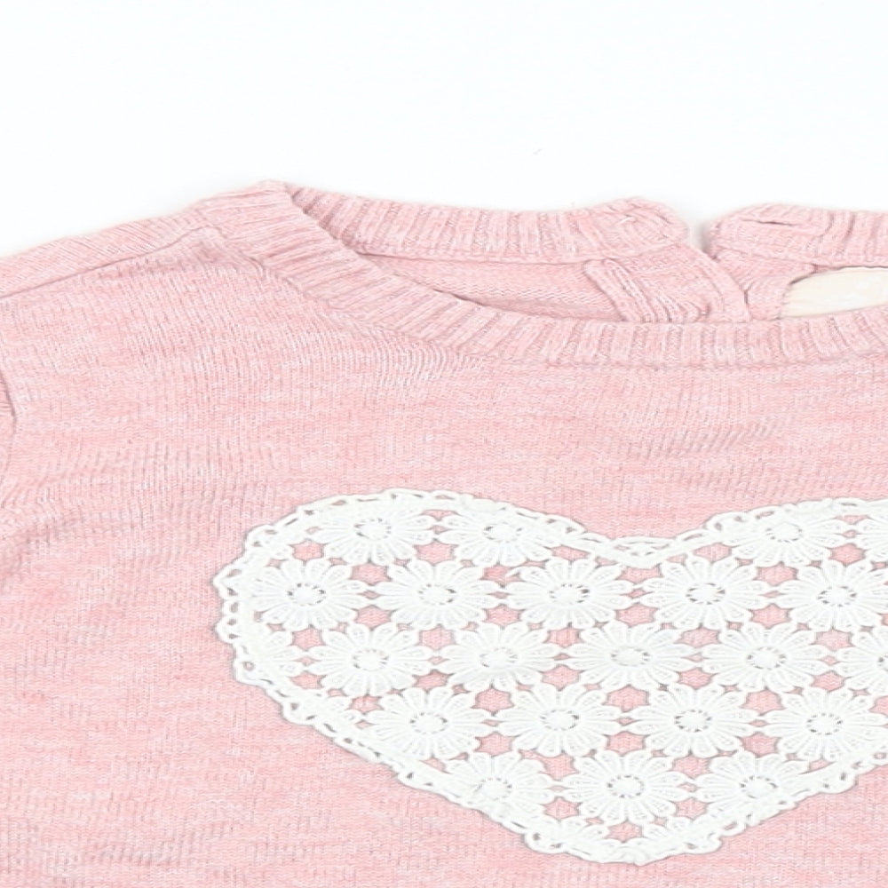 Young Dimension Girls Pink   Cardigan Jumper Size 12-18 Months