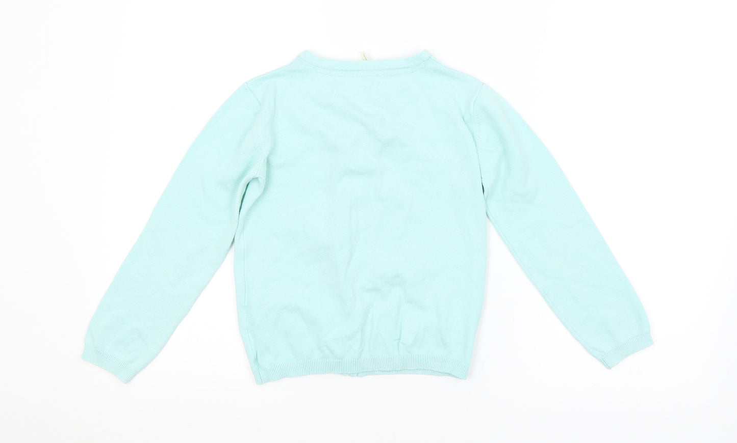 Young Dimension Girls Blue   Cardigan Jumper Size 7-8 Years