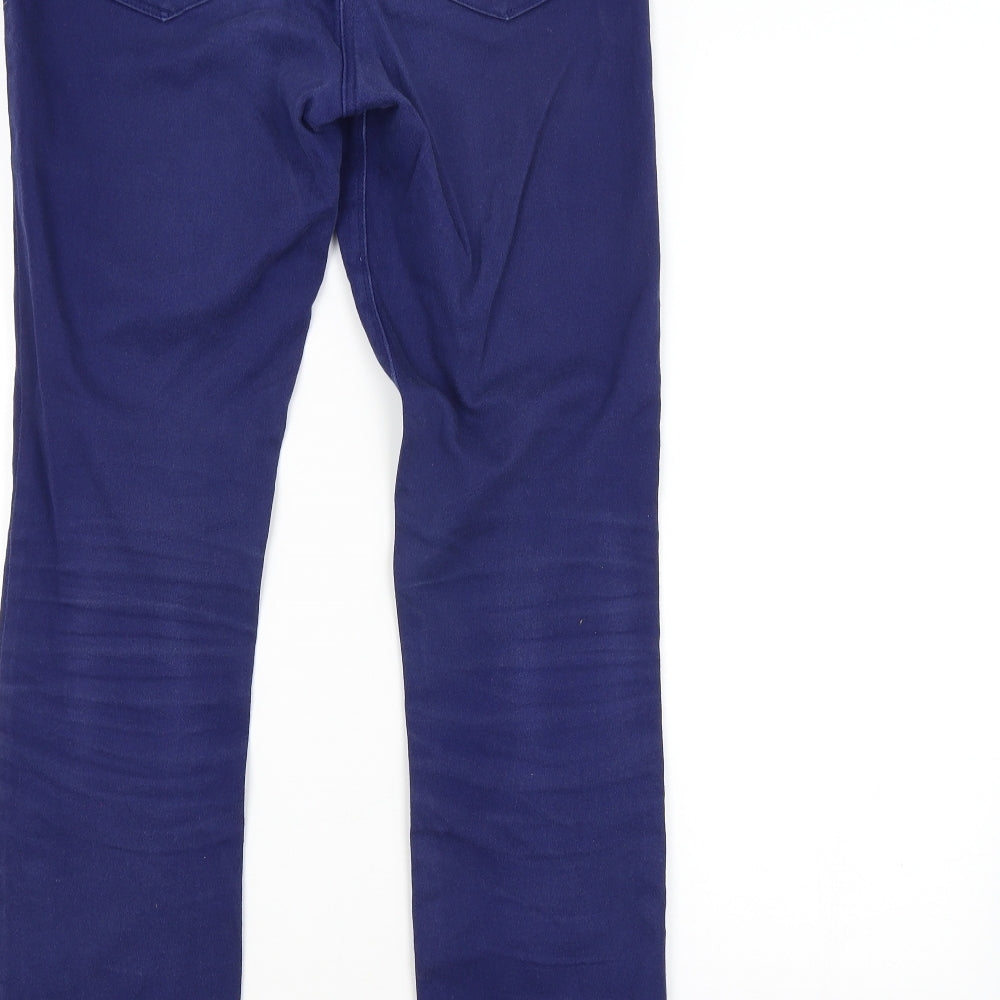 M&CO. Womens Blue   Straight Jeans Size 10 L30 in