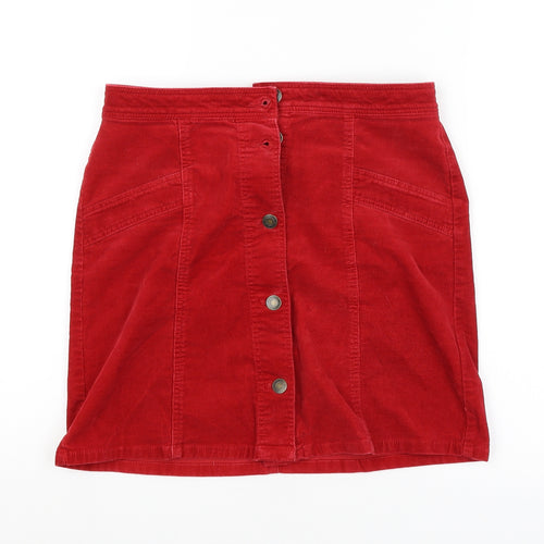M&S Womens Red   Straight & Pencil Set Size 8