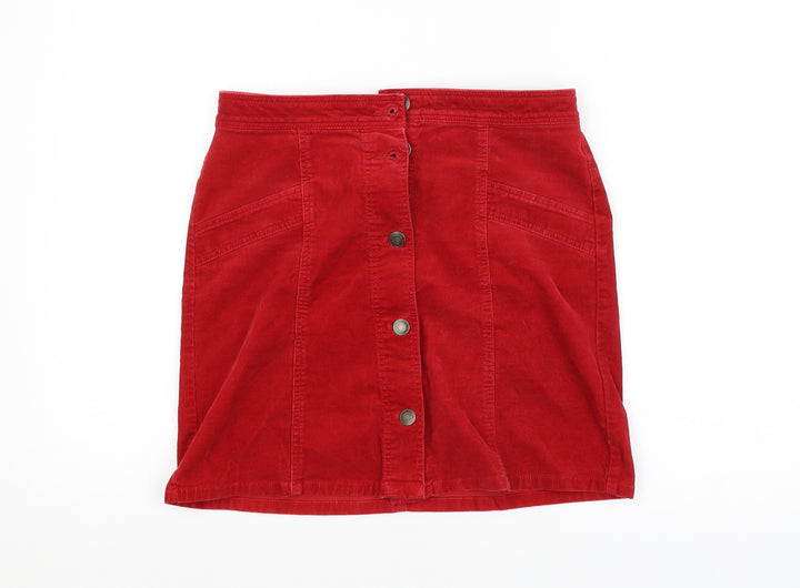 M&S Womens Red   Straight & Pencil Set Size 8
