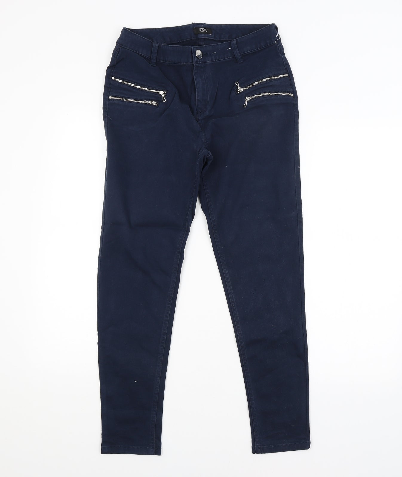F&F Womens Blue   Straight Jeans Size 12 L26 in
