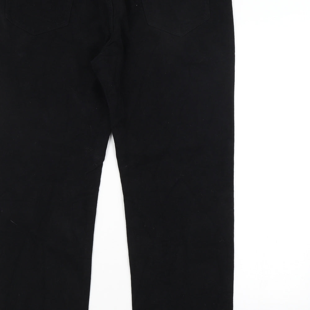 M&S Mens Black   Straight Jeans Size 38 in L29 in