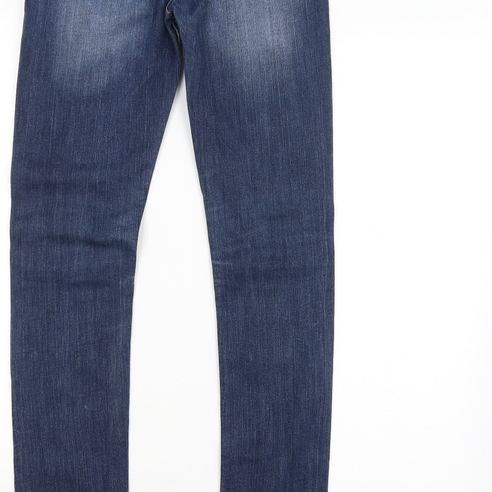 FATFACE Womens Blue   Straight Jeans Size 10 L31 in