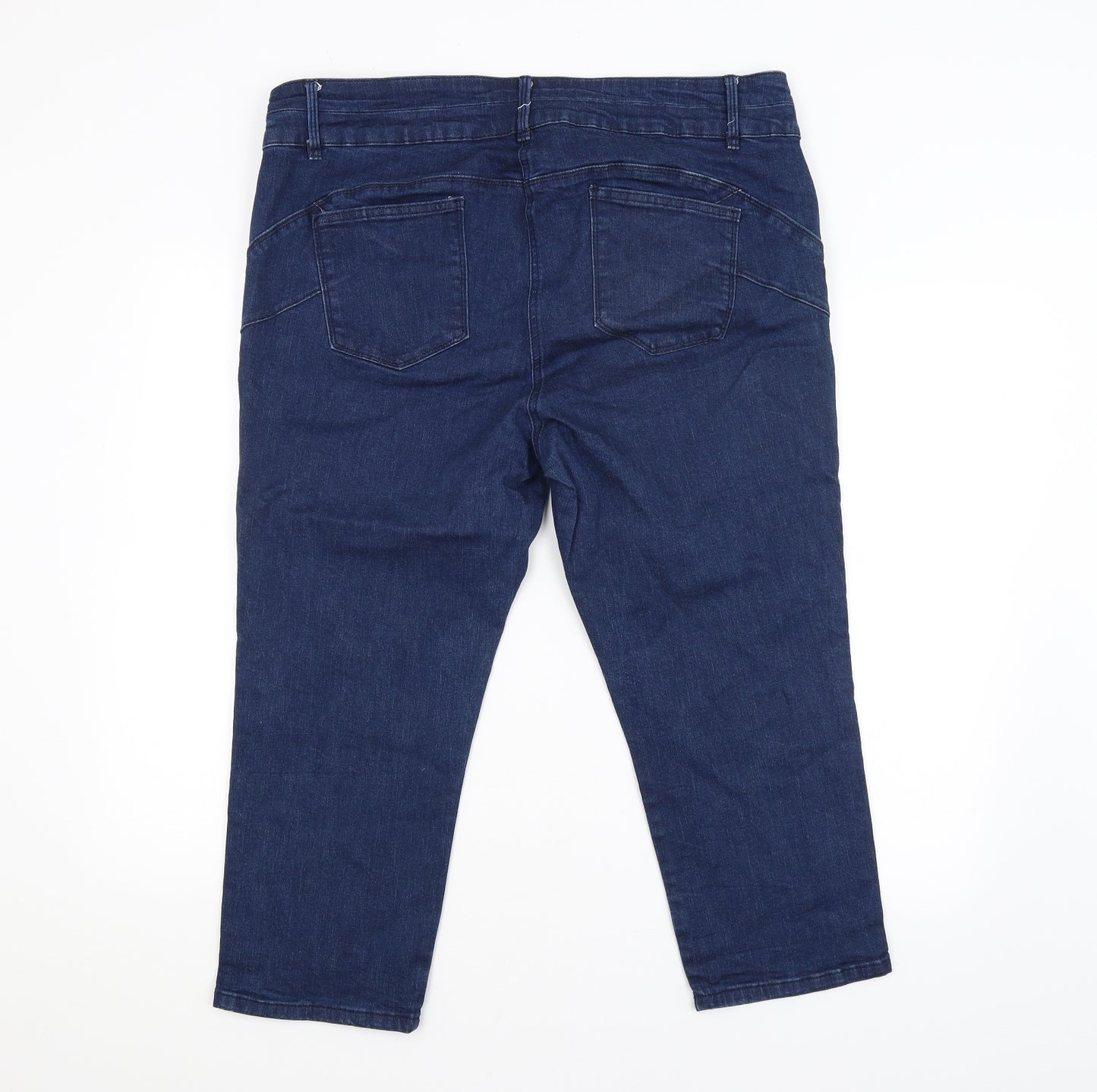 M&CO. Womens Blue   Straight Jeans Size 20 L22 in