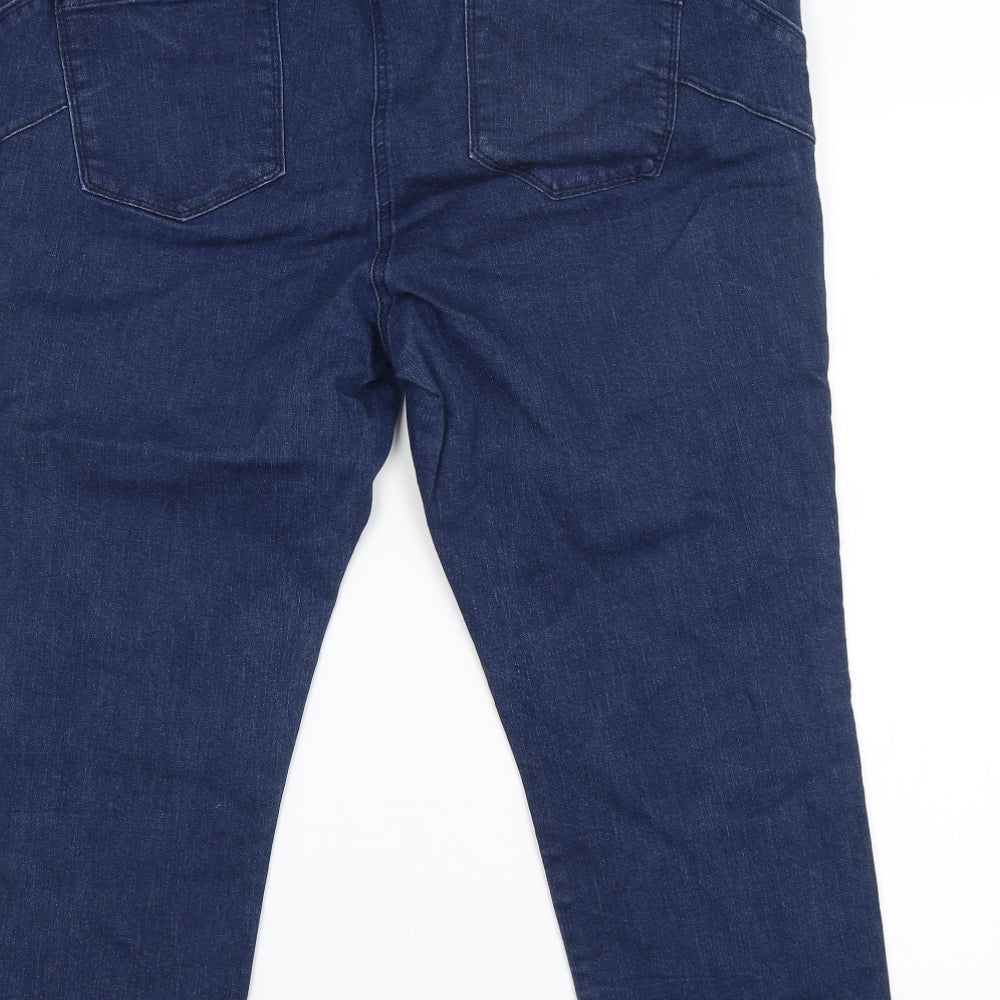 M&CO. Womens Blue   Straight Jeans Size 20 L22 in