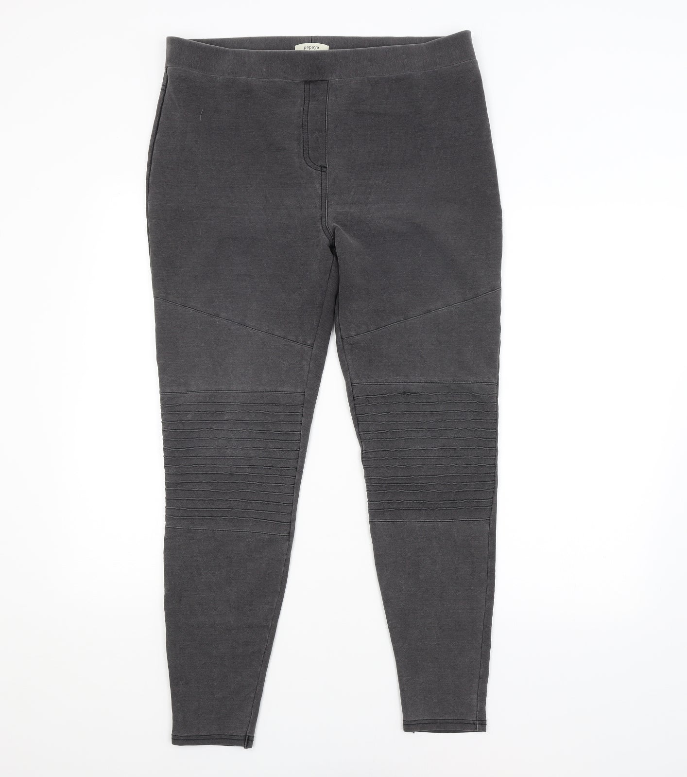 Papaya Womens Grey   Jegging Leggings Size 16 L27 in