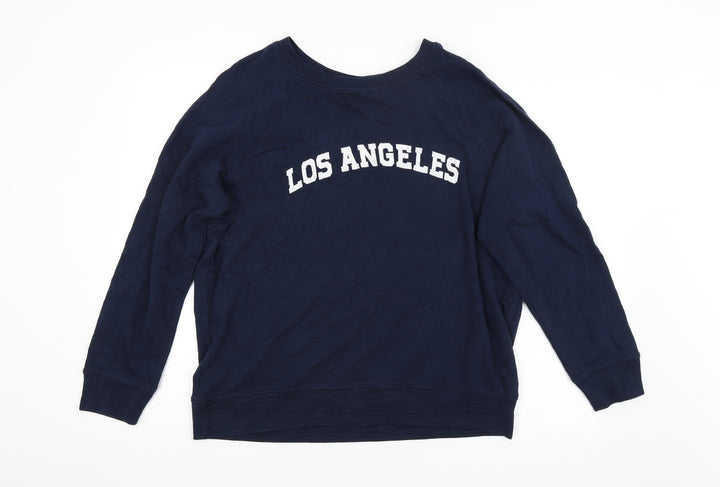 M&S Womens Blue Pullover Jumper Size 18 - LOS ANGELES