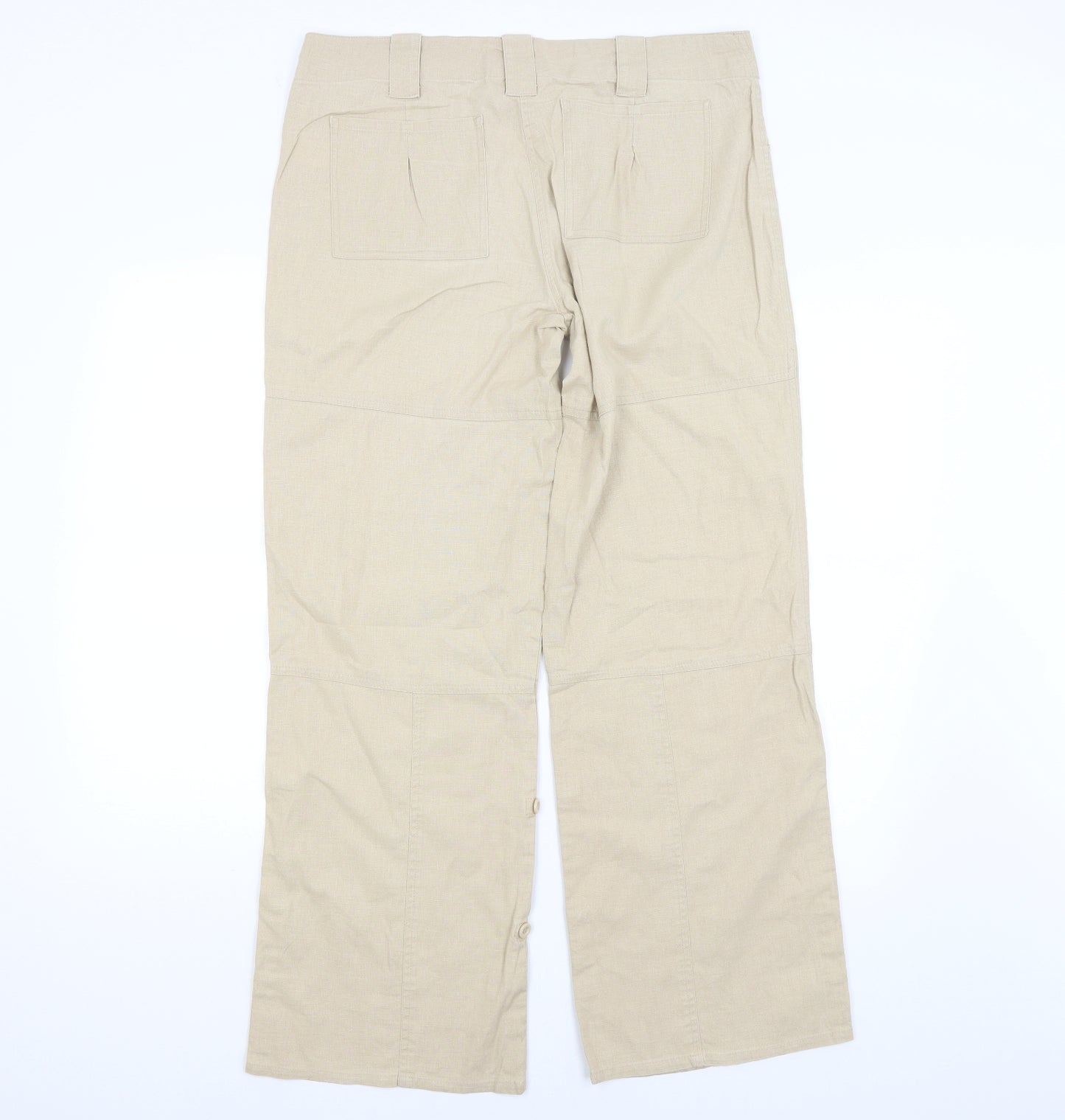 Atmosphere Womens Beige   Trousers  Size 12 L30 in