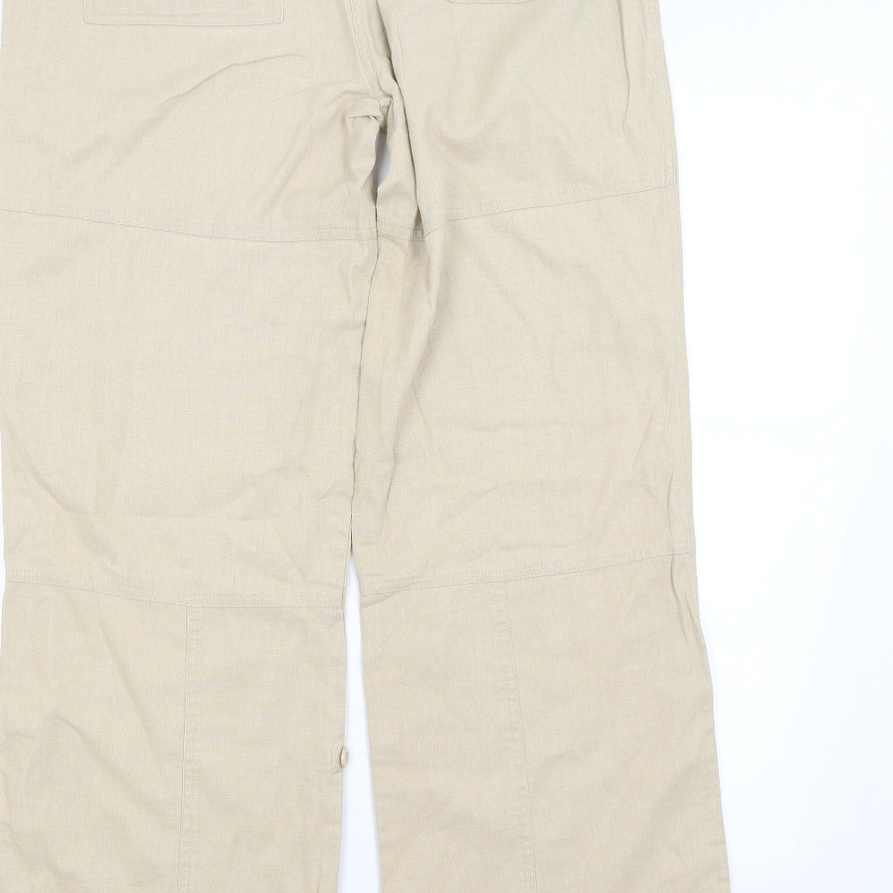 Atmosphere Womens Beige   Trousers  Size 12 L30 in