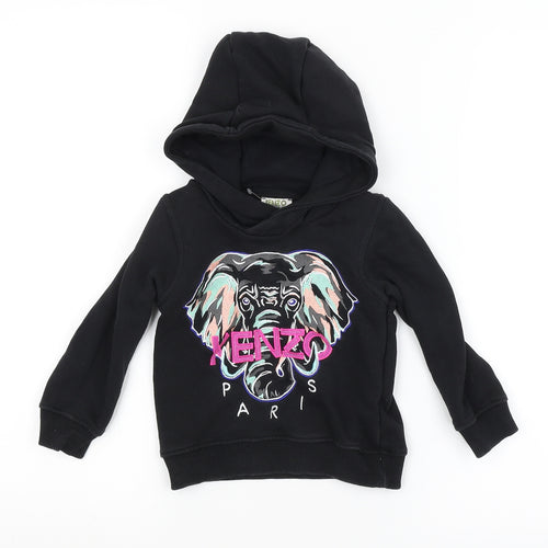 Preworn Girls Black   Pullover Hoodie