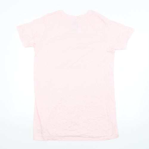 Preworn Womens Pink   Basic T-Shirt Size 10
