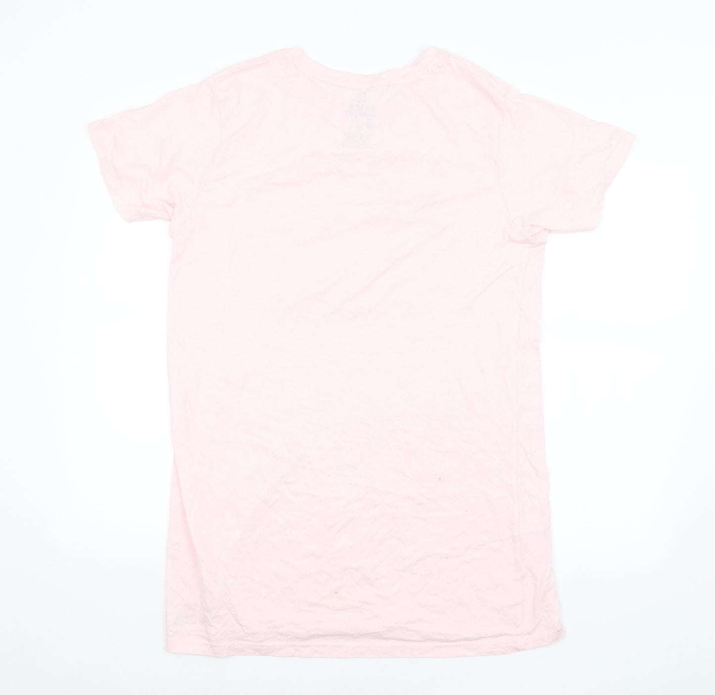 Preworn Womens Pink   Basic T-Shirt Size 10