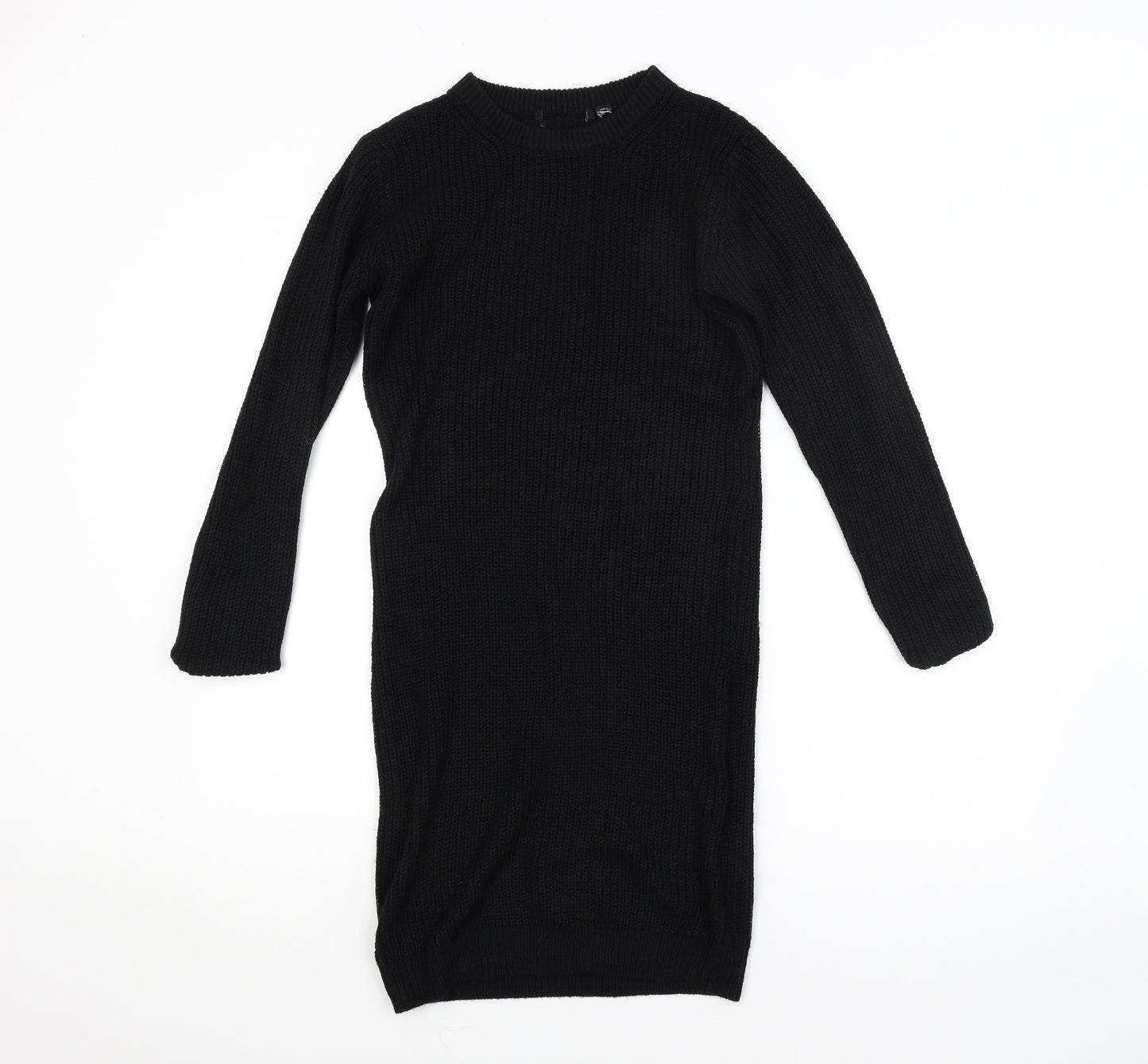 Brave Soul Womens Black   Jumper Dress  Size S