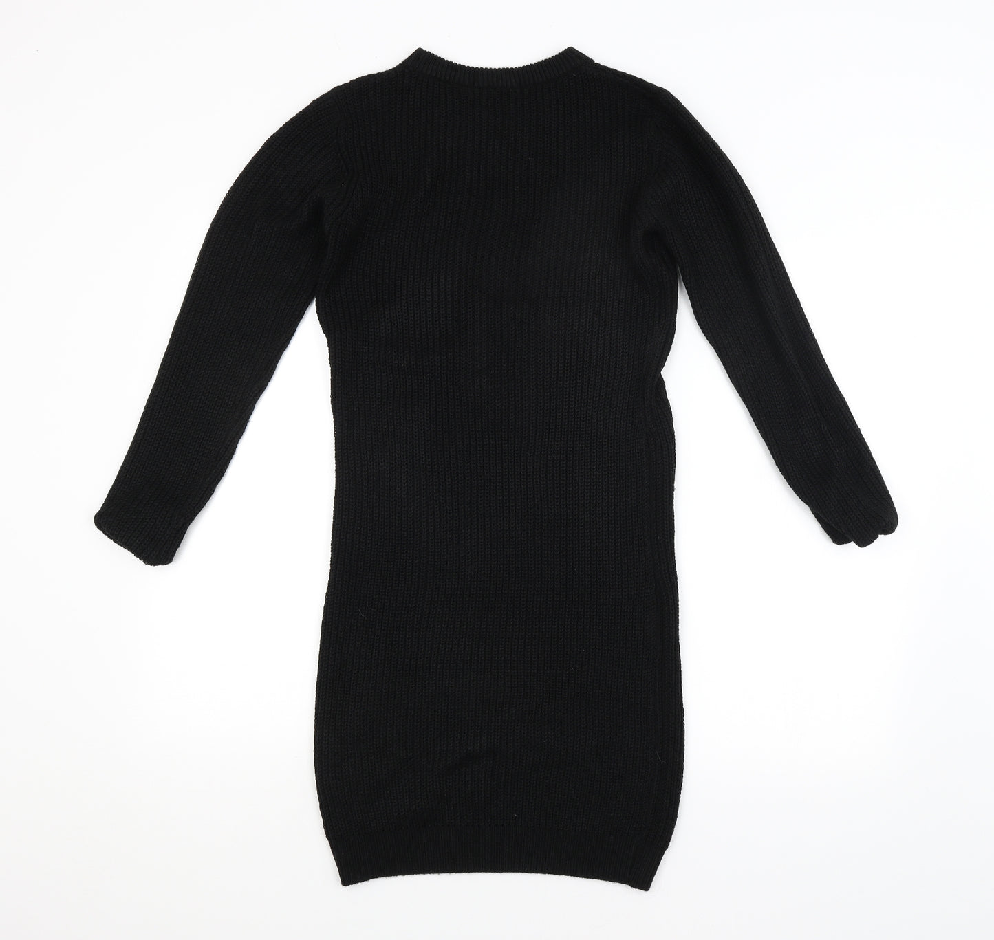 Brave Soul Womens Black   Jumper Dress  Size S
