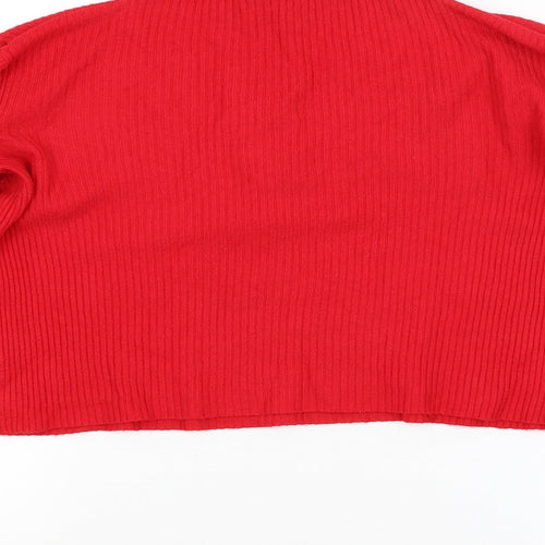 CHERRY KOKO Womens Red   Full Zip Jumper Size S