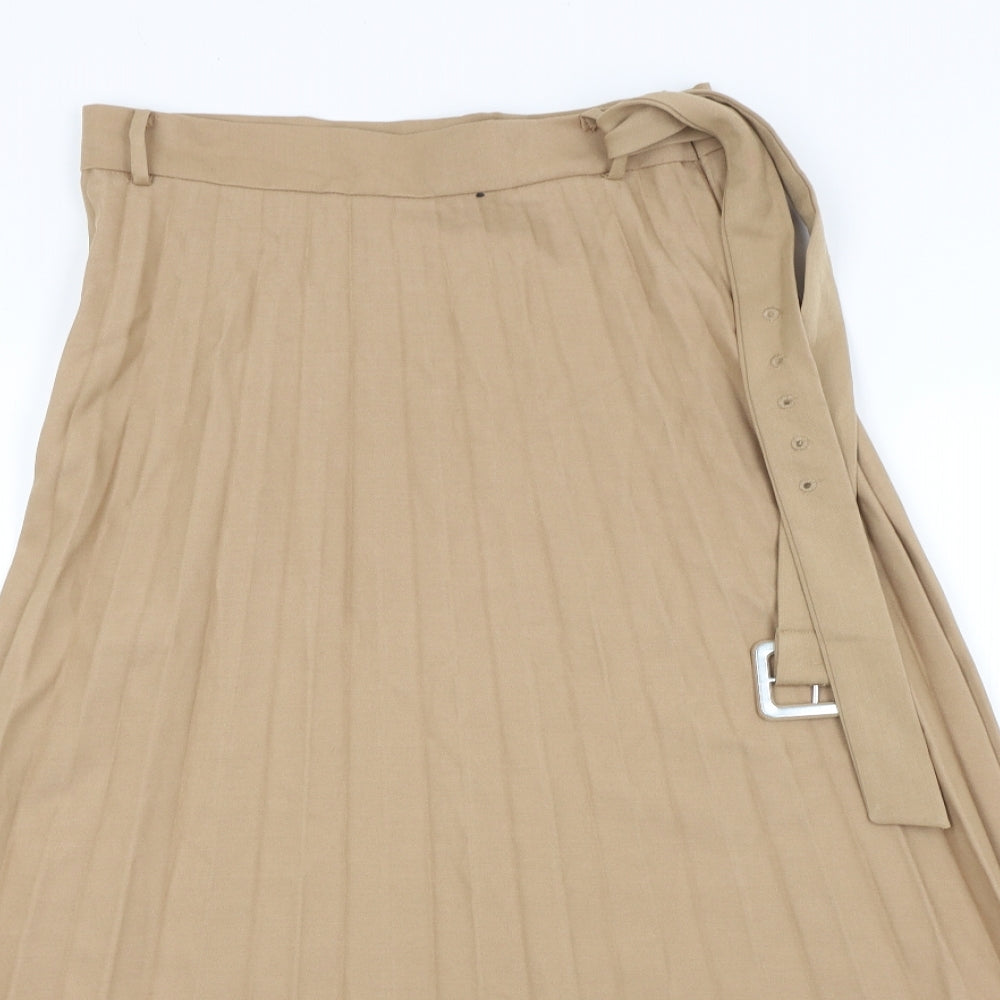 Primark Womens Brown   A-Line Skirt Size 10