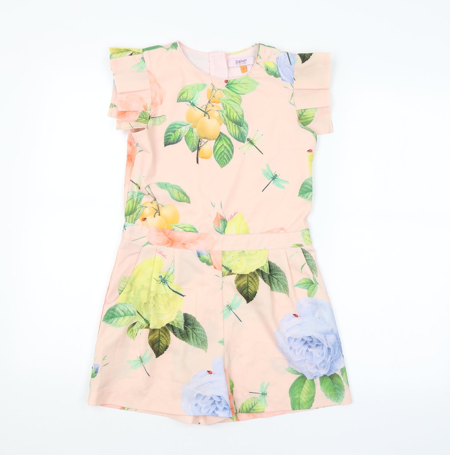 TED BAKERM Girls Multicoloured Flecked  Playsuit One-Piece Size 11 Years