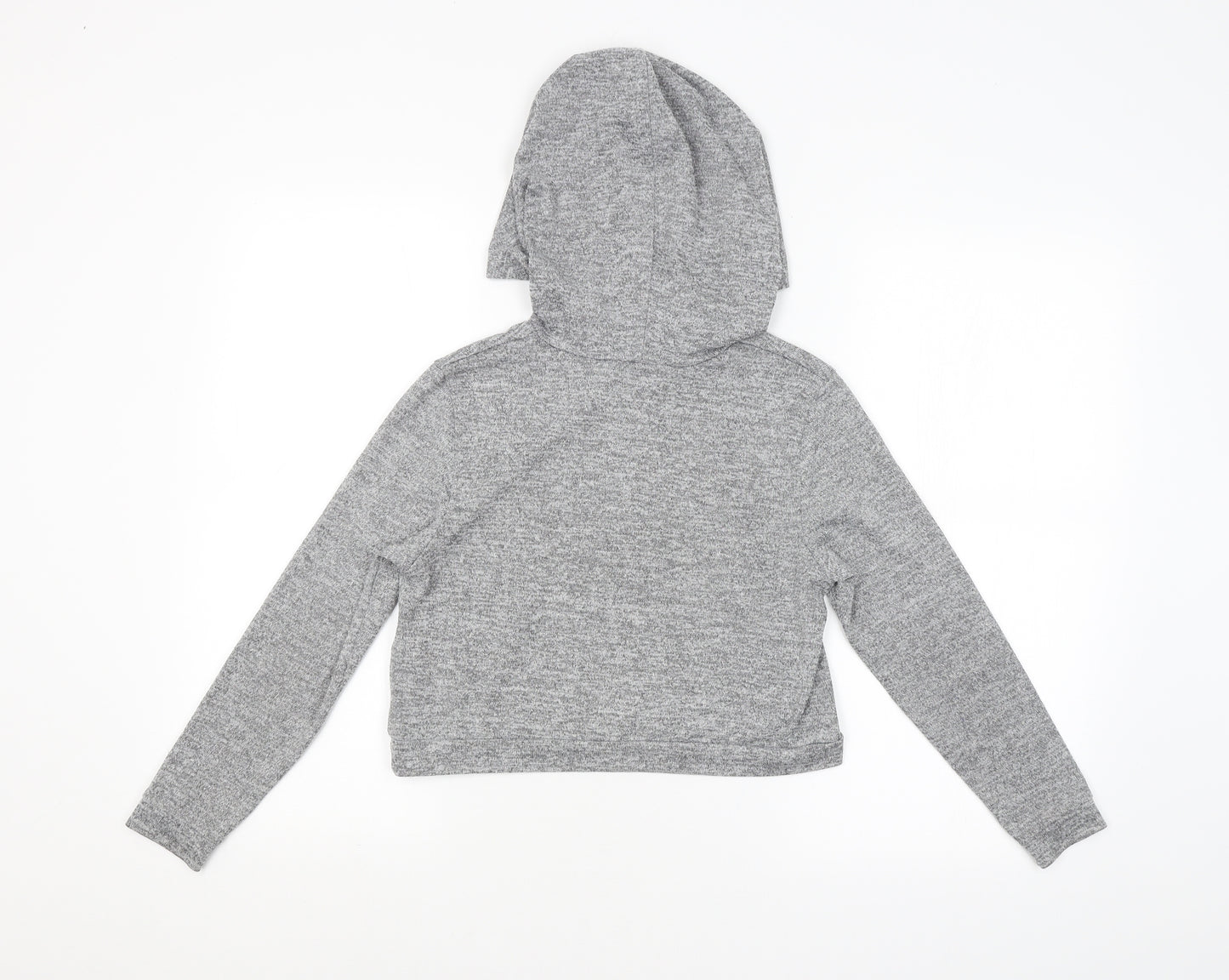 New Look Girls Grey   Pullover Hoodie Size 9 Years
