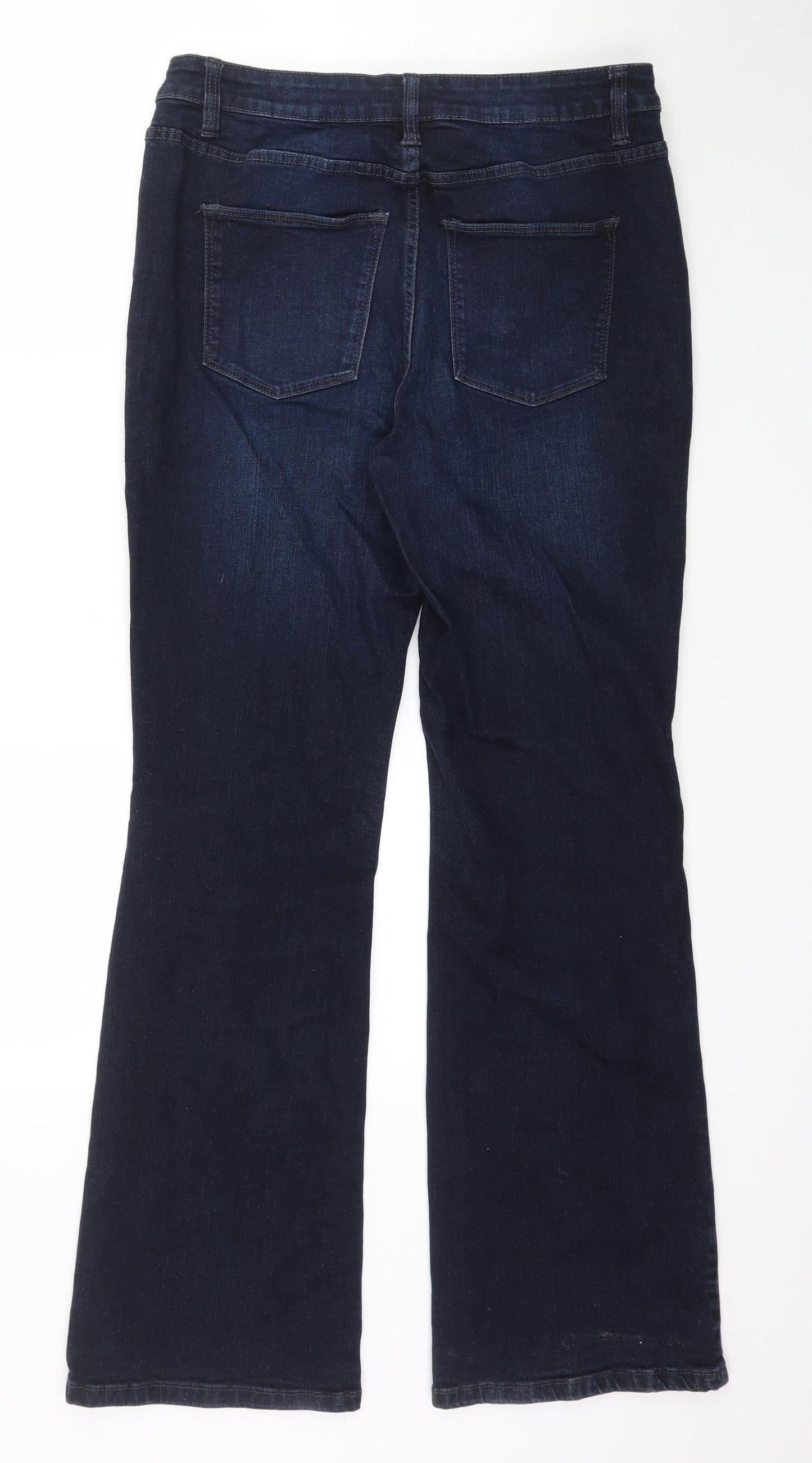 By Very Womens Blue  Denim Bootcut Jeans Size 12 L30.5 in
