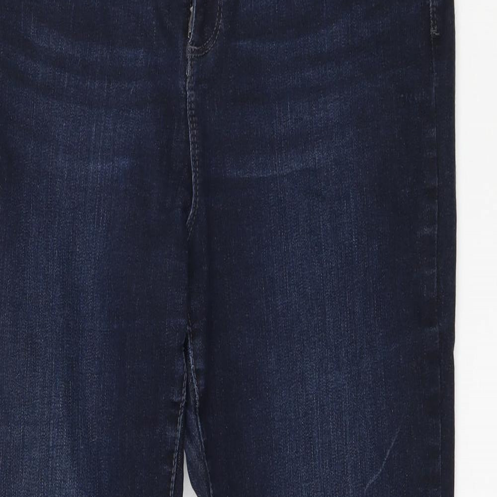 By Very Womens Blue  Denim Bootcut Jeans Size 12 L30.5 in