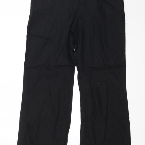 Marks and Spencer Womens Black   Trousers  Size 10 L31 in