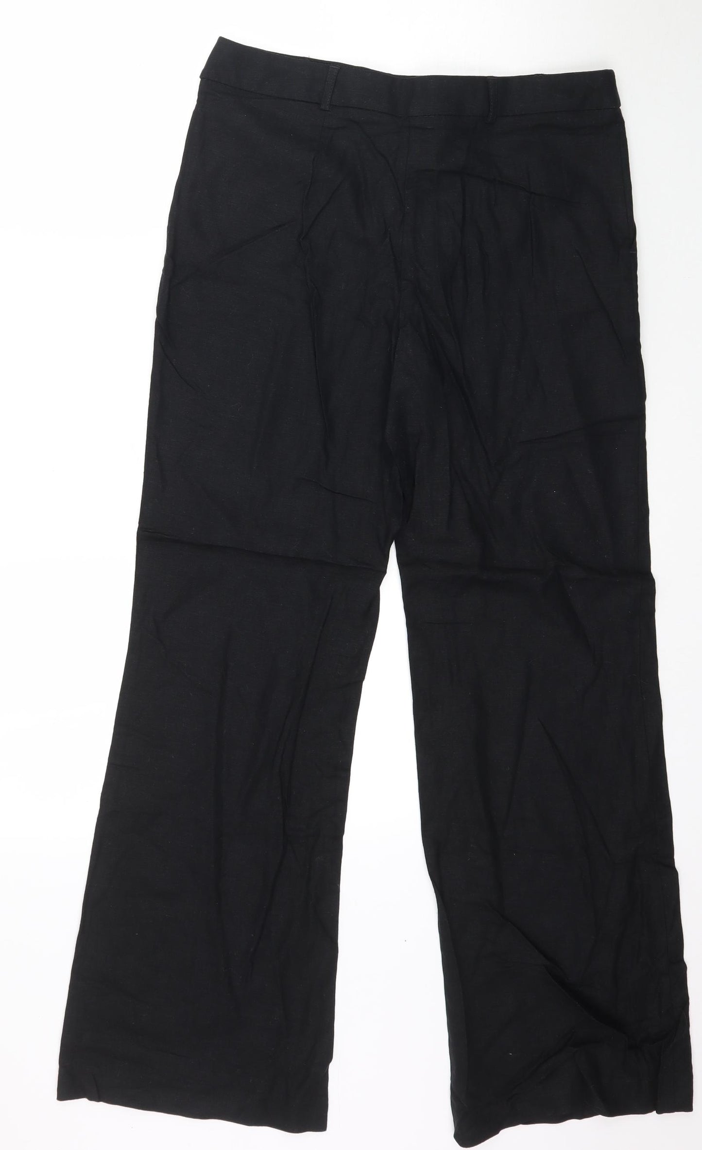 Marks and Spencer Womens Black   Trousers  Size 10 L31 in