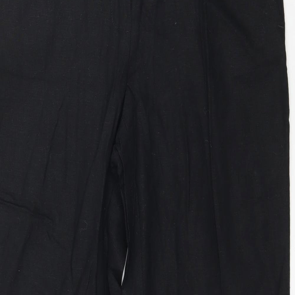 Marks and Spencer Womens Black   Trousers  Size 10 L31 in
