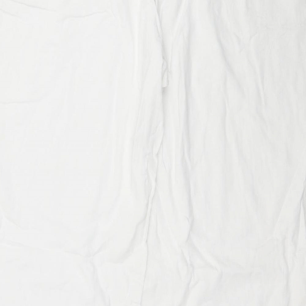 Marks and Spencer Womens White   Trousers  Size 20 L30 in