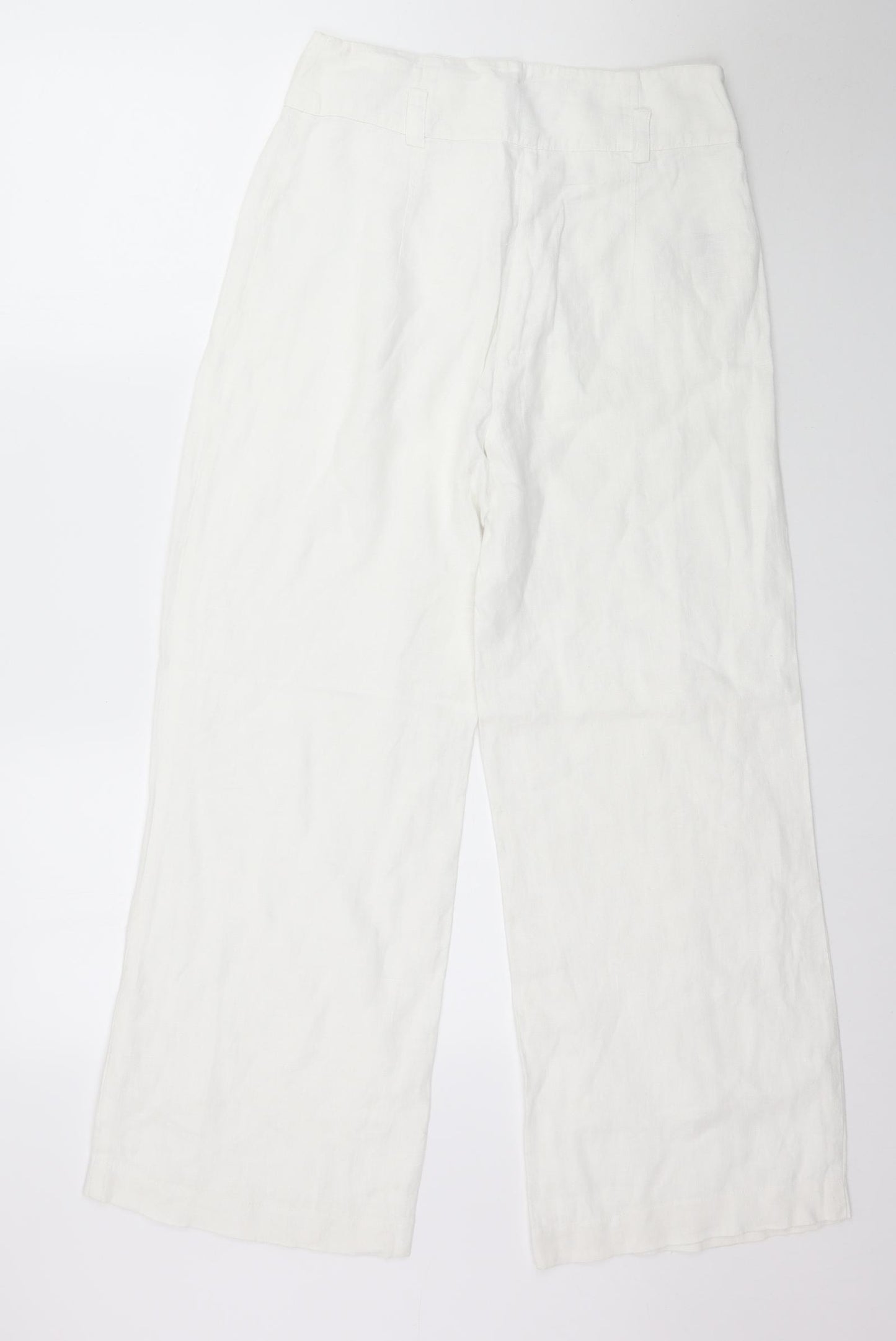 Per Una Womens White   Trousers  Size 10 L28 in