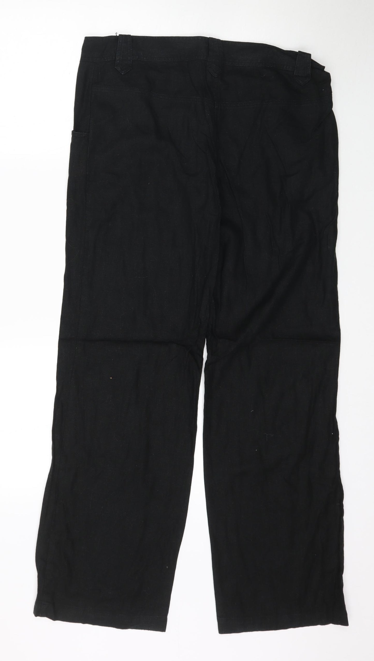 EA Womens Black   Trousers  Size 12 L31 in