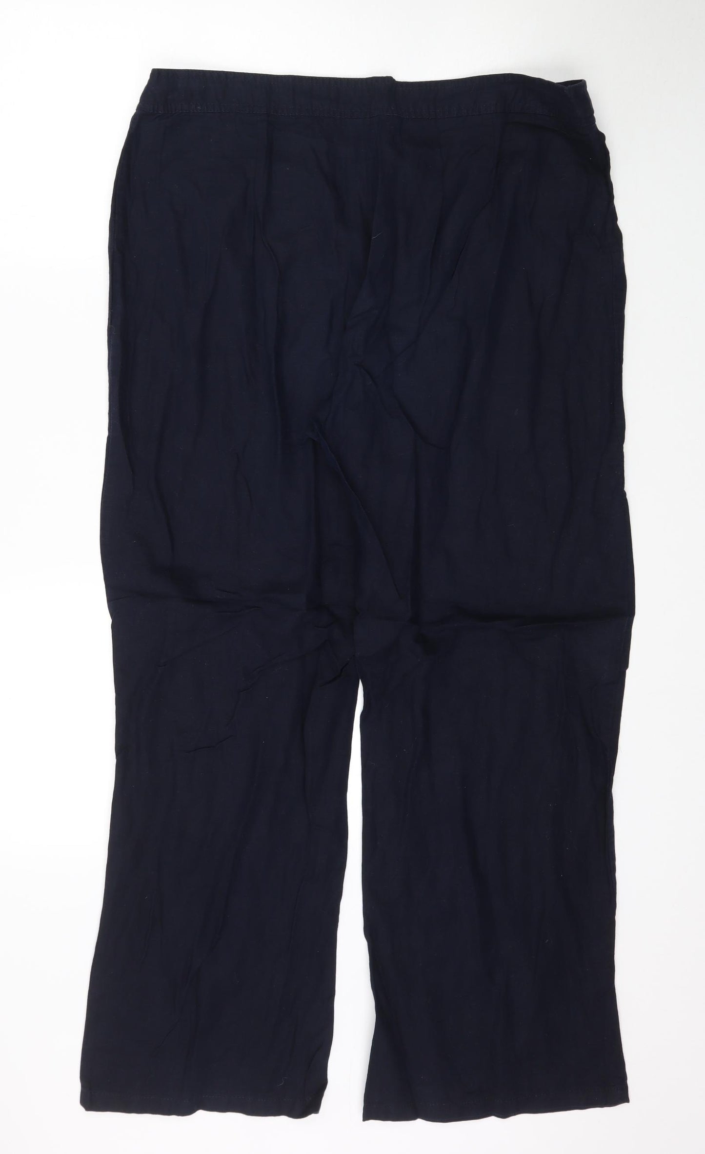 Cotton Traders Womens Blue   Trousers  Size 18 L30 in
