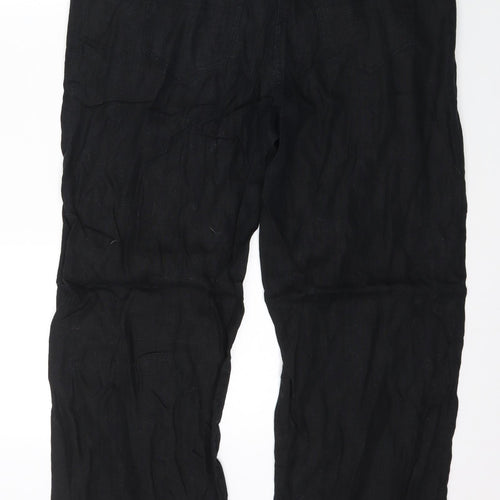 George Womens Black   Trousers  Size 16 L28 in